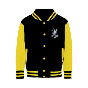 Easter Ace - Varsity Jacket Varsity Jacket Lordyan Black/ Yellow XS 