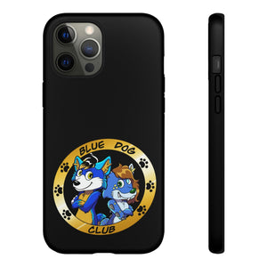 Hund The Hound - Blue Dog Club - Phone Case Phone Case Printify iPhone 12 Pro Max Matte 