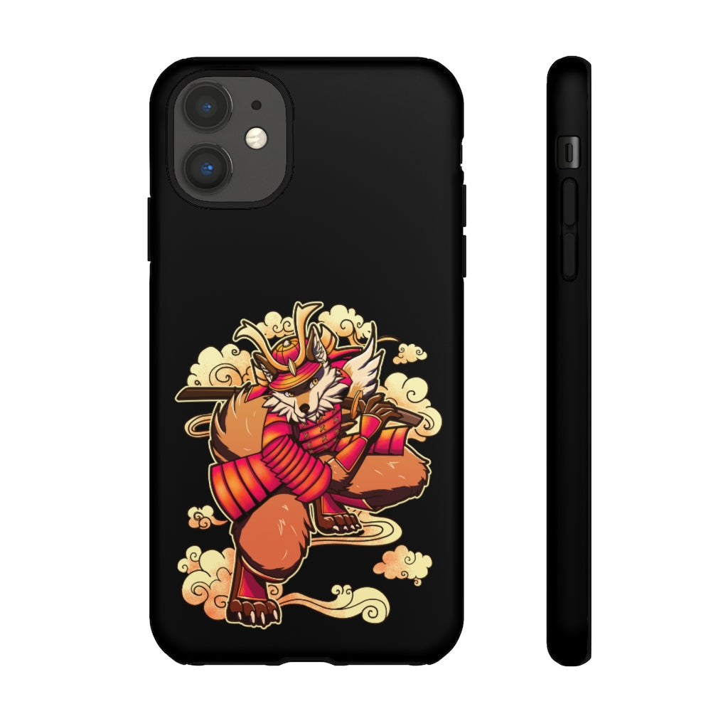 Furry Samurai by Isagu Art - Phone Case Phone Case Artworktee iPhone 11 Matte 