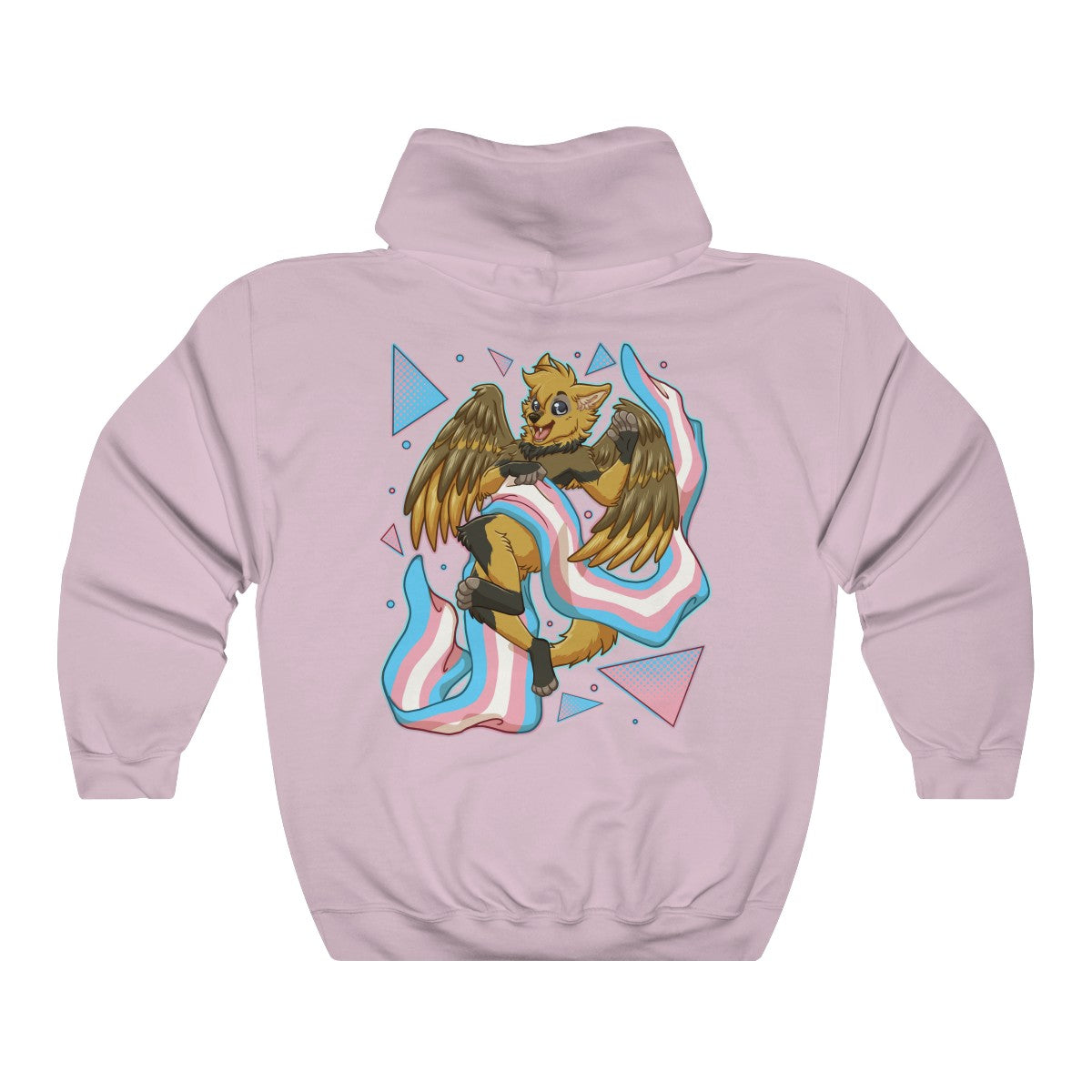 The Wolf Dragon - Hoodie Hoodie Cocoa Light Pink S 