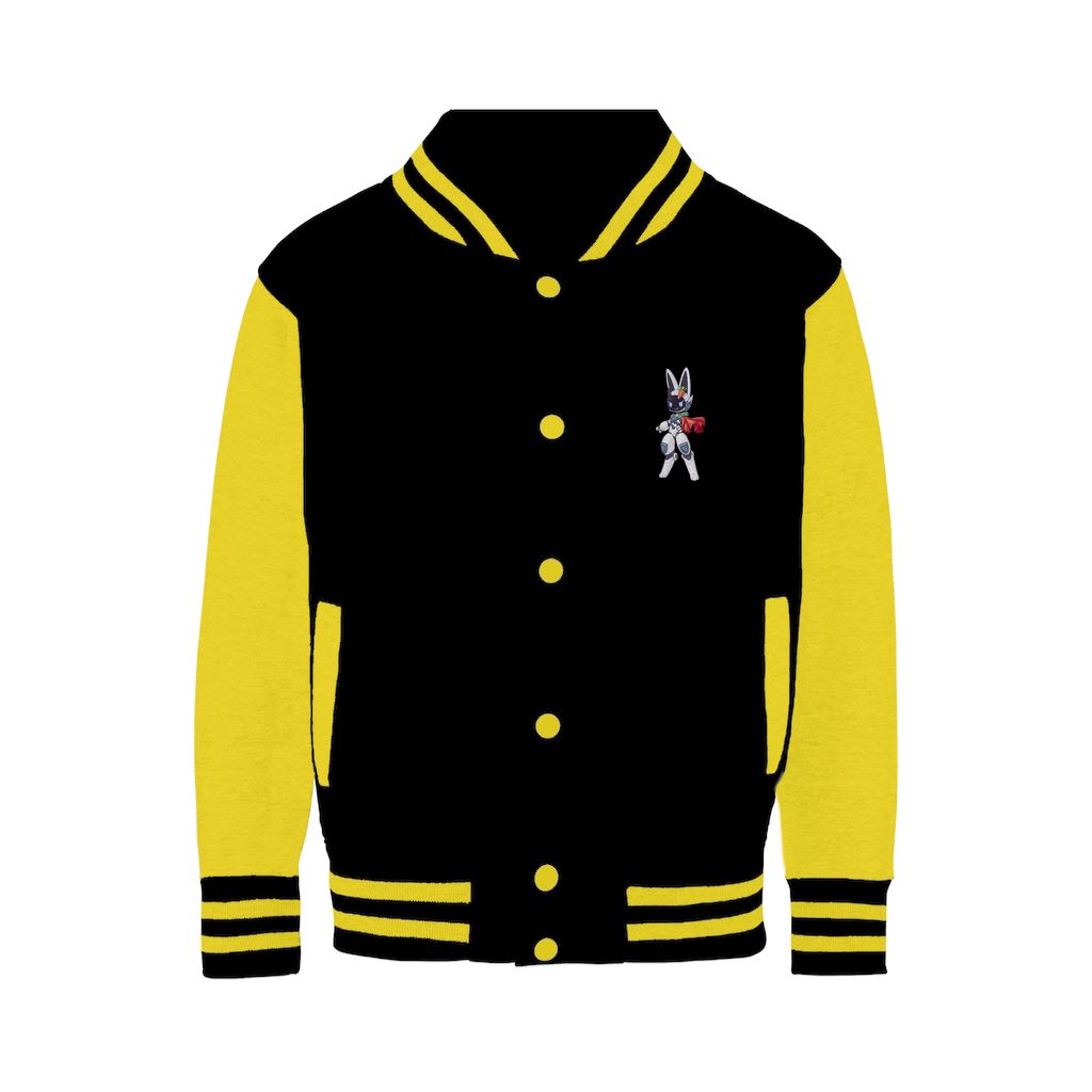Captain Rabbizorg - Varsity Jacket Varsity Jacket Lordyan Black/ Yellow XS 