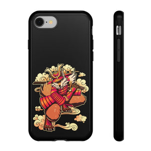 Furry Samurai by Isagu Art - Phone Case Phone Case Artworktee iPhone 8 Glossy 