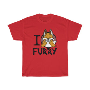 I Fox Furry - T-Shirt T-Shirt Paco Panda Red S 