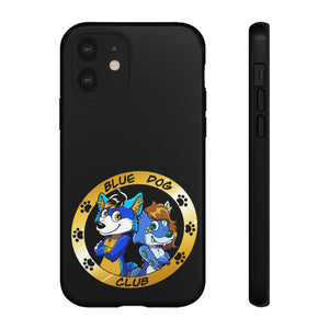 Hund The Hound - Blue Dog Club - Phone Case Phone Case Printify iPhone 12 Glossy 