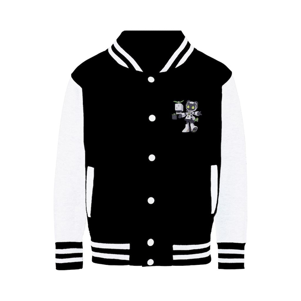 Robot Panda-Tangtang - Varsity Jacket Varsity Jacket Lordyan Black / White XS 