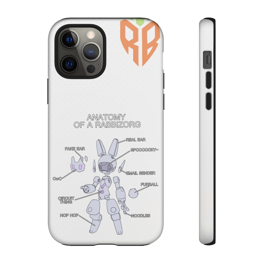 Anatomy Of a Rabbizorg - Phone Case Phone Case Lordyan iPhone 12 Pro Matte 
