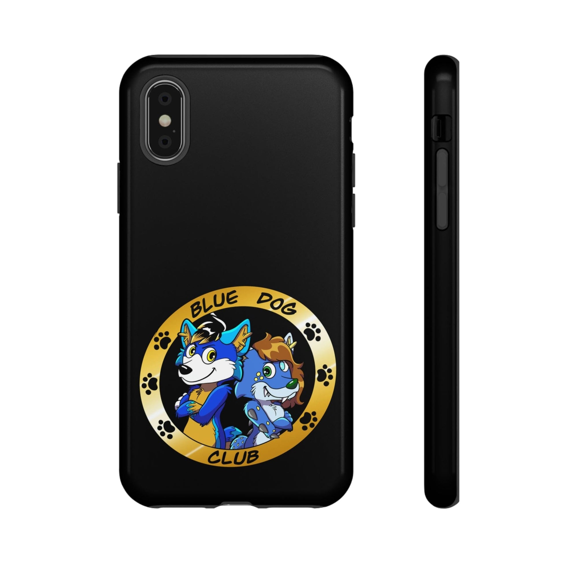 Hund The Hound - Blue Dog Club - Phone Case Phone Case Printify iPhone X Glossy 