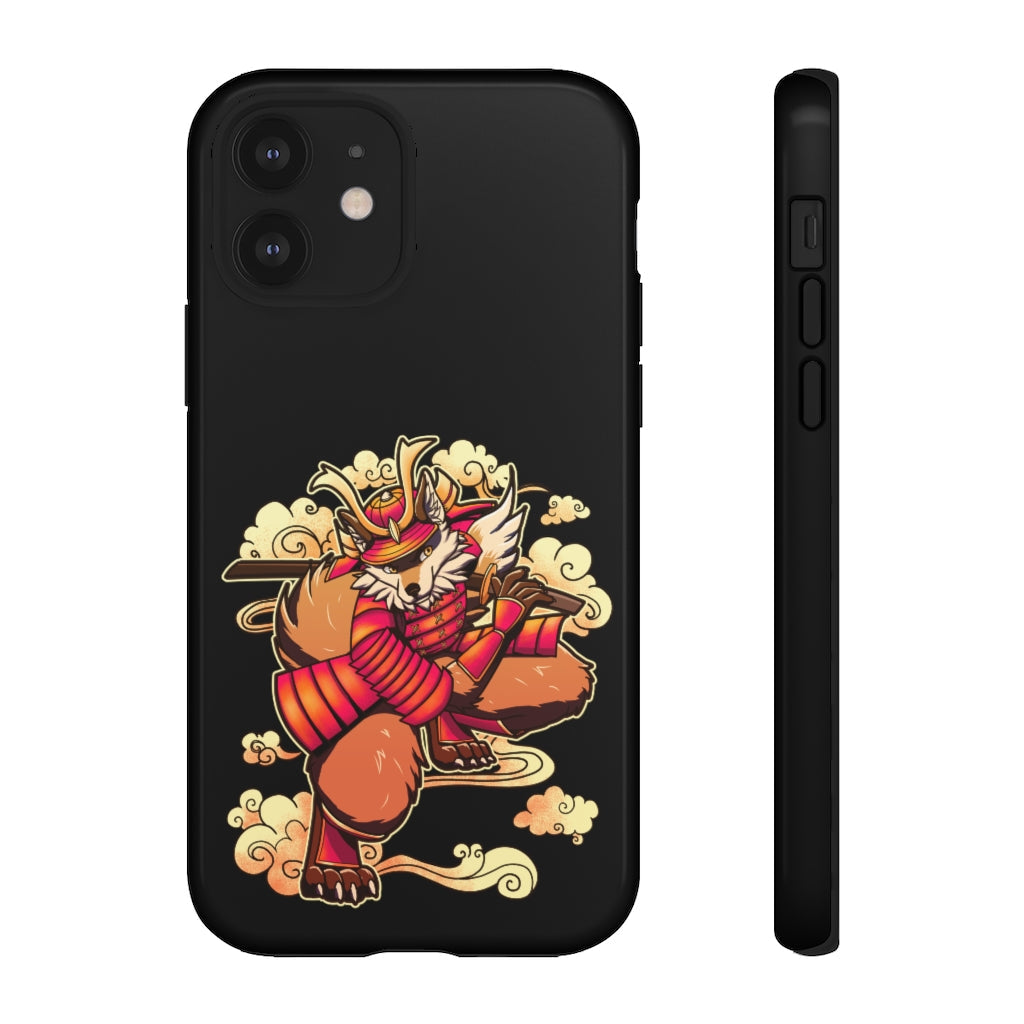Furry Samurai by Isagu Art - Phone Case Phone Case Artworktee iPhone 12 Glossy 