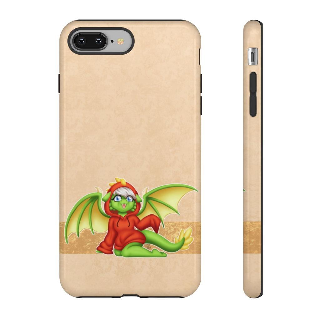 Green Hoodie Dragon by Sabrina Bolivar Phone Case Artworktee iPhone 8 Plus Glossy 
