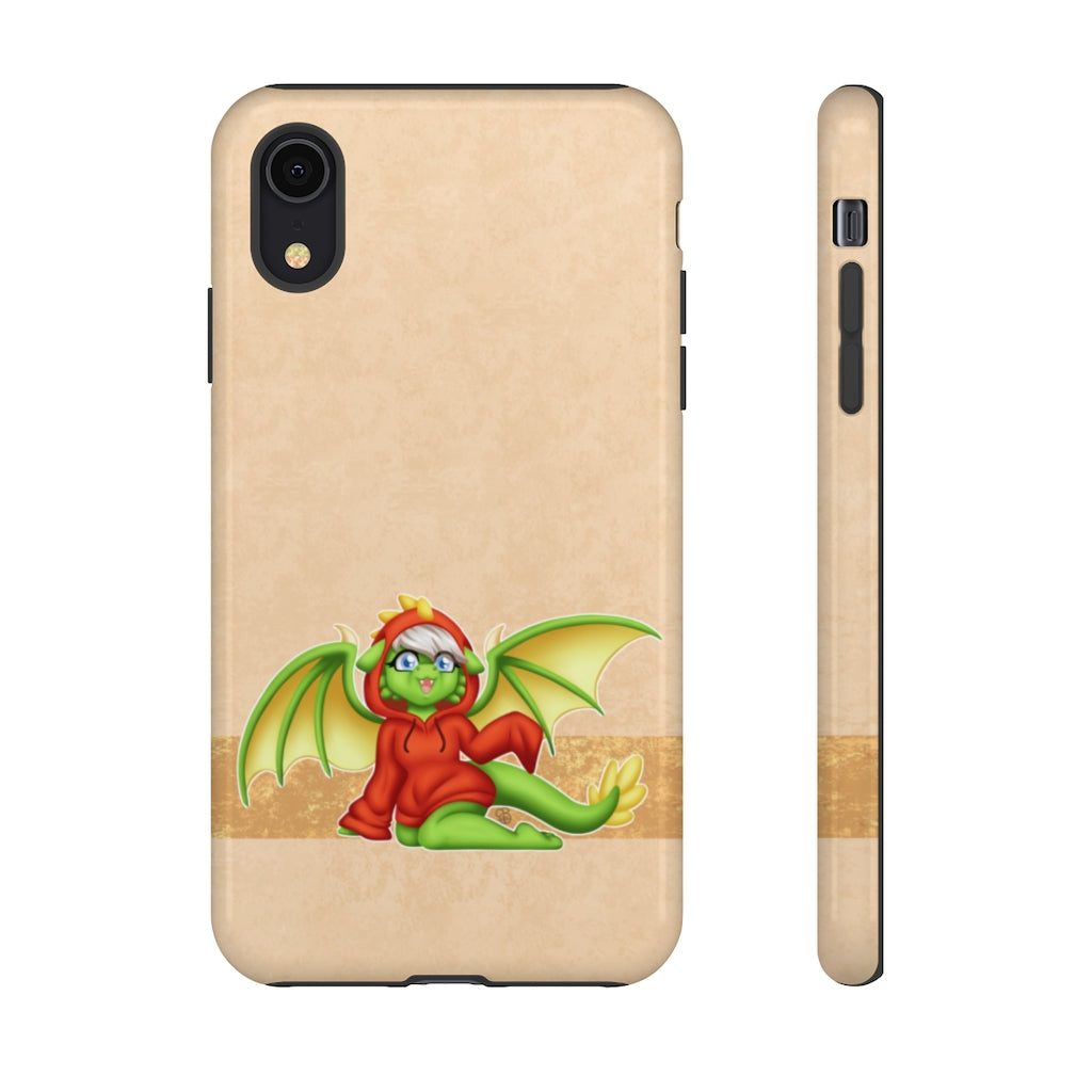 Green Hoodie Dragon by Sabrina Bolivar Phone Case Artworktee iPhone XR Glossy 