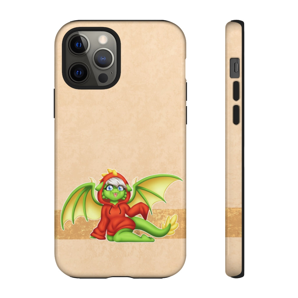 Green Hoodie Dragon by Sabrina Bolivar Phone Case Artworktee iPhone 12 Pro Glossy 