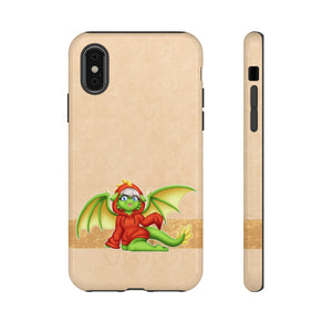 Green Hoodie Dragon by Sabrina Bolivar Phone Case Artworktee iPhone XS Glossy 