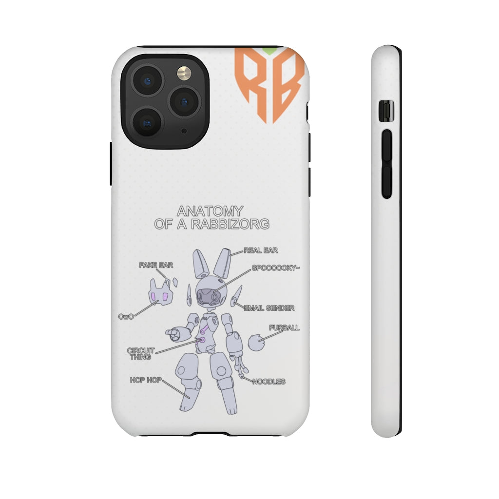 Anatomy Of a Rabbizorg - Phone Case Phone Case Lordyan iPhone 11 Pro Matte 