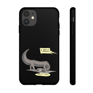 Confused Noodle Dragon - Phone Case Phone Case Zenonclaw iPhone 11 Glossy 