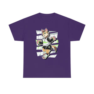 Agender Pride Luca Coyote - T-Shirt T-Shirt Artworktee Purple S 
