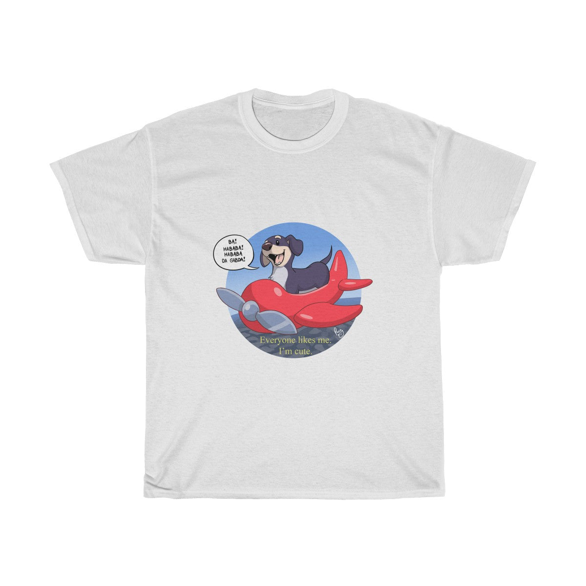 Airplane Dog Wisdom - T-Shirt T-Shirt Paco Panda White S 