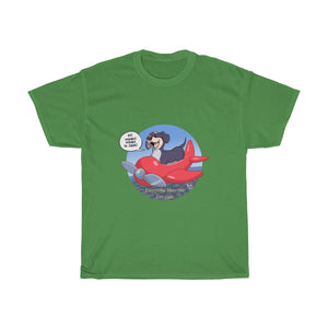 Airplane Dog Wisdom - T-Shirt T-Shirt Paco Panda Green S 