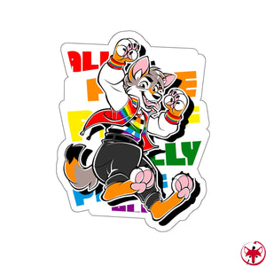 Ally Pride Marcus Wolf - Sticker Sticker Artworktee 
