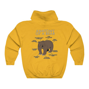 Bear Natural - Hoodie Hoodie Artworktee Gold S 