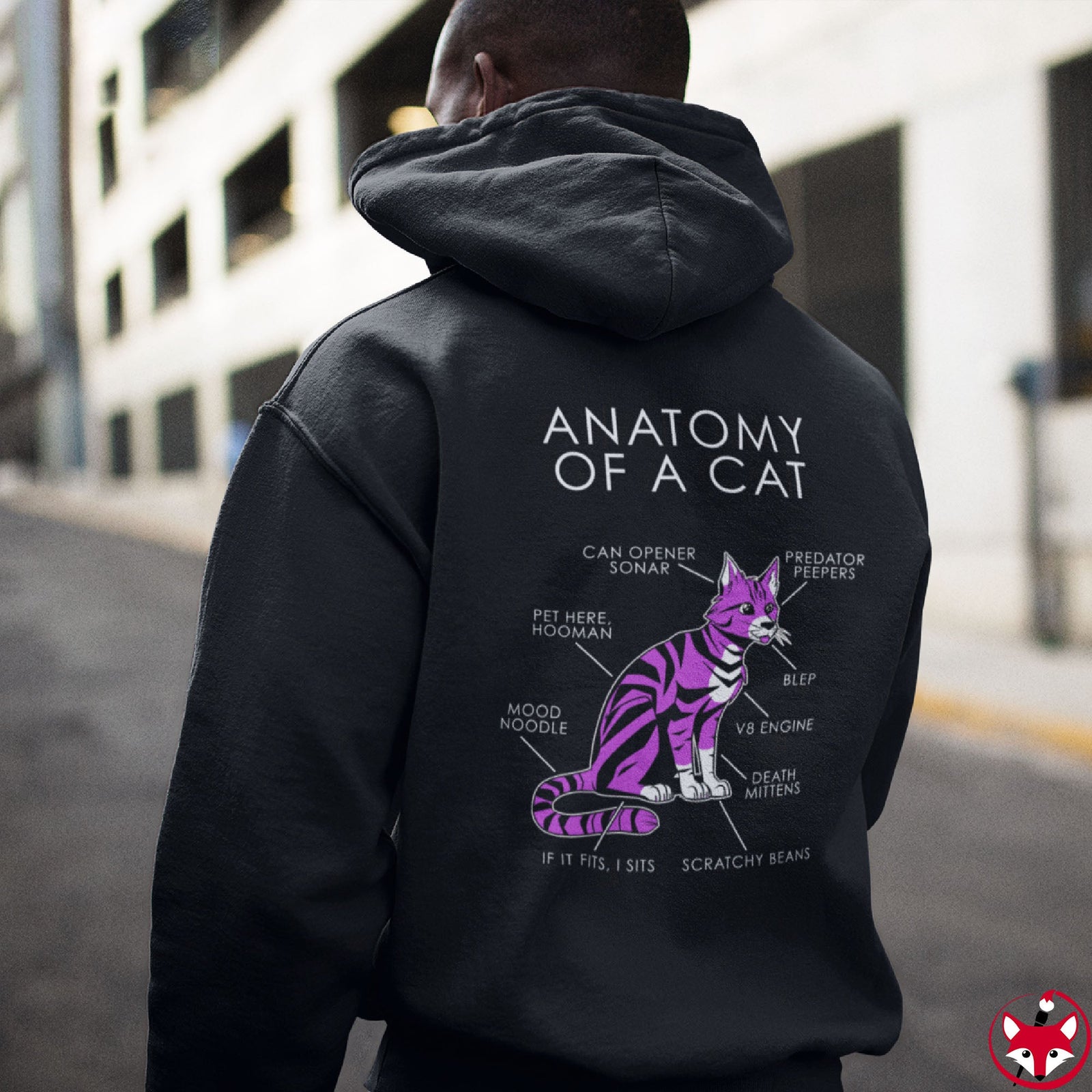 Cat Pink - Hoodie Hoodie Artworktee 