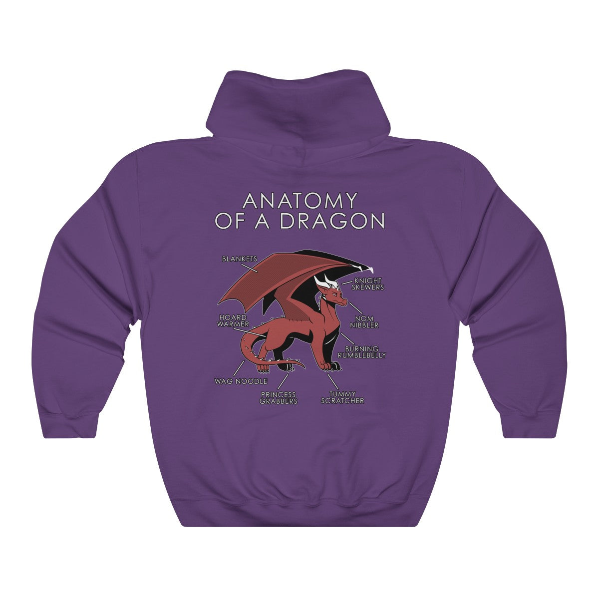 Dragon Natural - Hoodie Hoodie Artworktee Purple S 