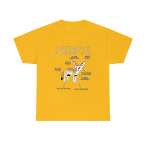 Fennec Natural - T-Shirt Hoodie Artworktee Gold S 