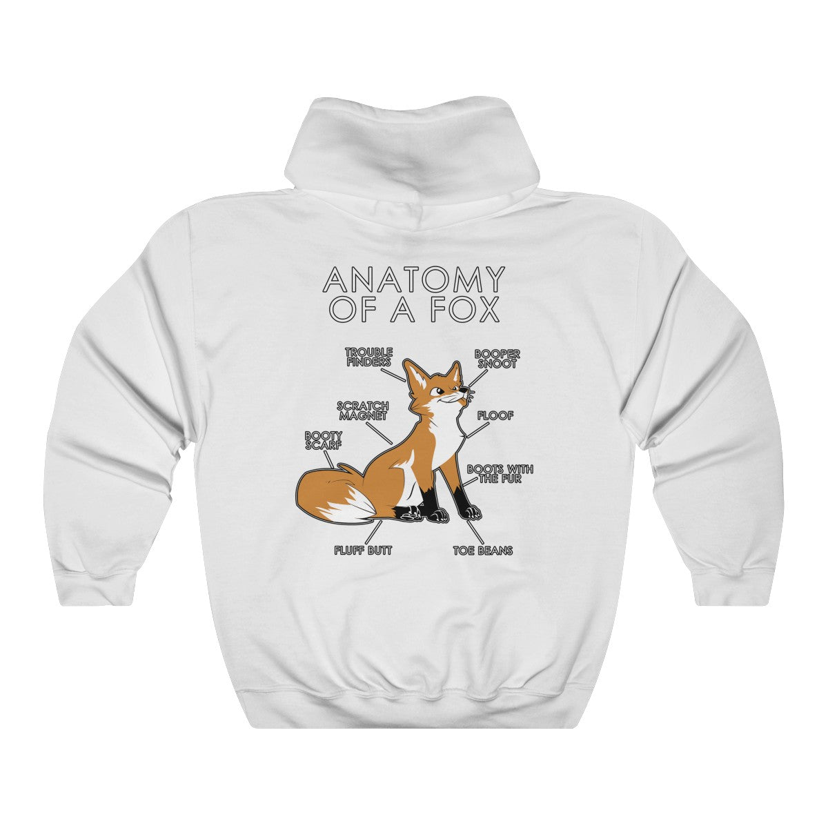 Fox Natural - Hoodie Hoodie Artworktee White S 