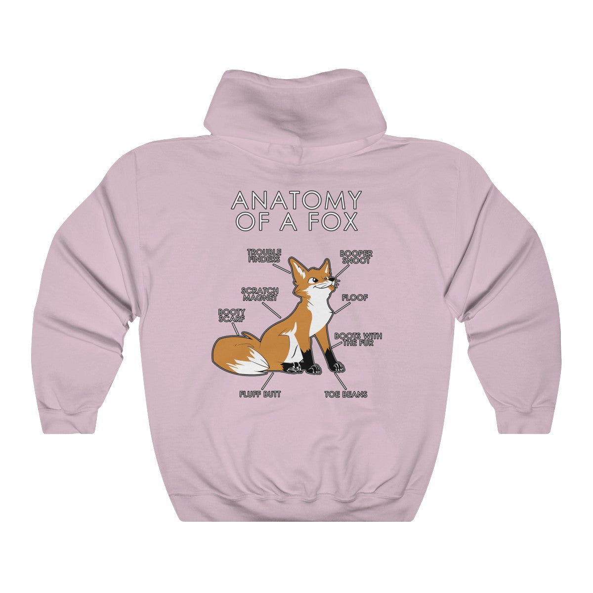 Fox Natural - Hoodie Hoodie Artworktee Light Pink S 