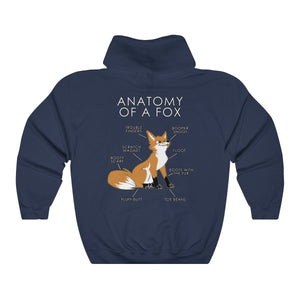 Fox Natural - Hoodie Hoodie Artworktee Navy Blue S 