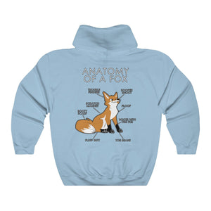 Fox Natural - Hoodie Hoodie Artworktee Light Blue S 