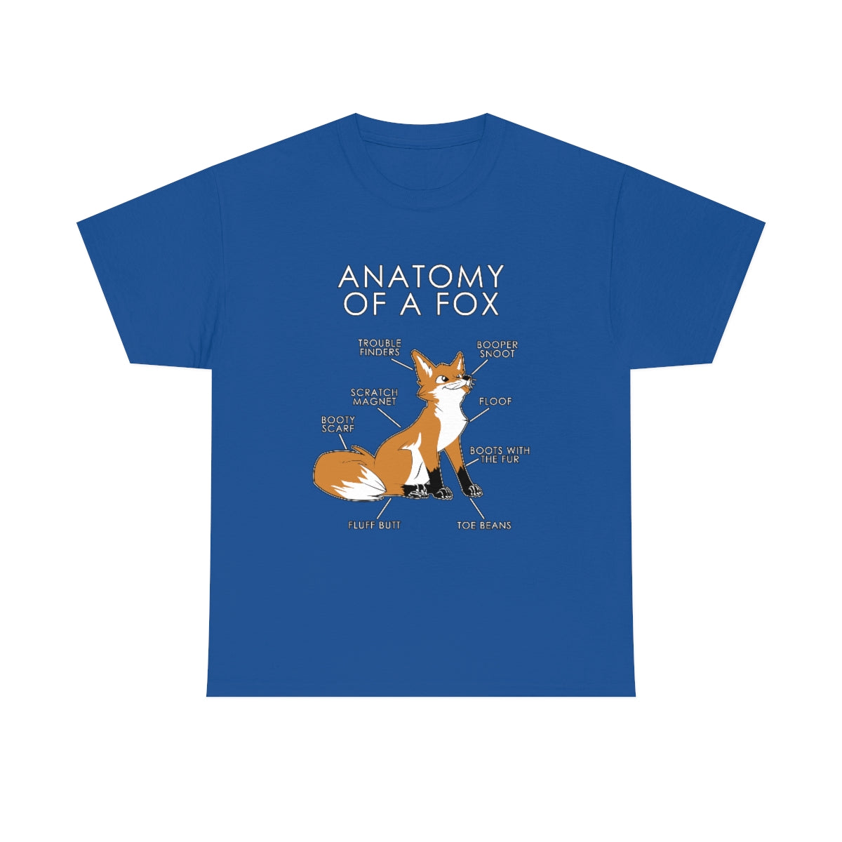 Fox Natural - T-Shirt T-Shirt Artworktee Royal Blue S 