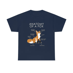 Fox Natural - T-Shirt T-Shirt Artworktee Navy Blue S 