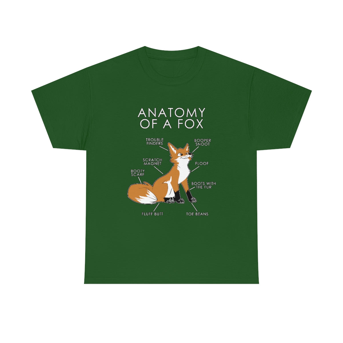 Fox Natural - T-Shirt T-Shirt Artworktee Green S 