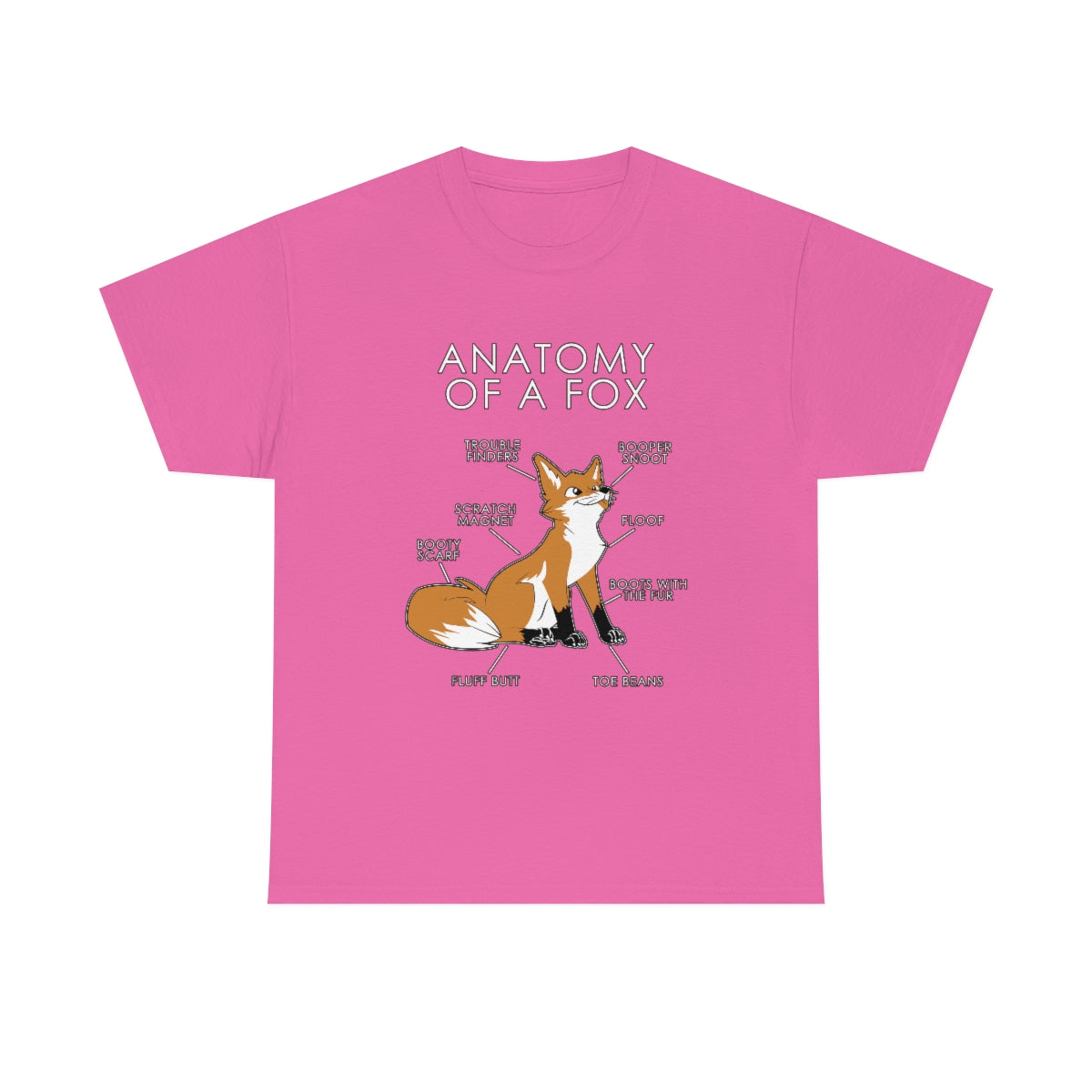 Fox Natural - T-Shirt T-Shirt Artworktee Pink S 