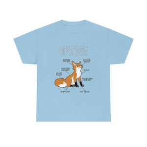 Fox Natural - T-Shirt T-Shirt Artworktee Light Blue S 
