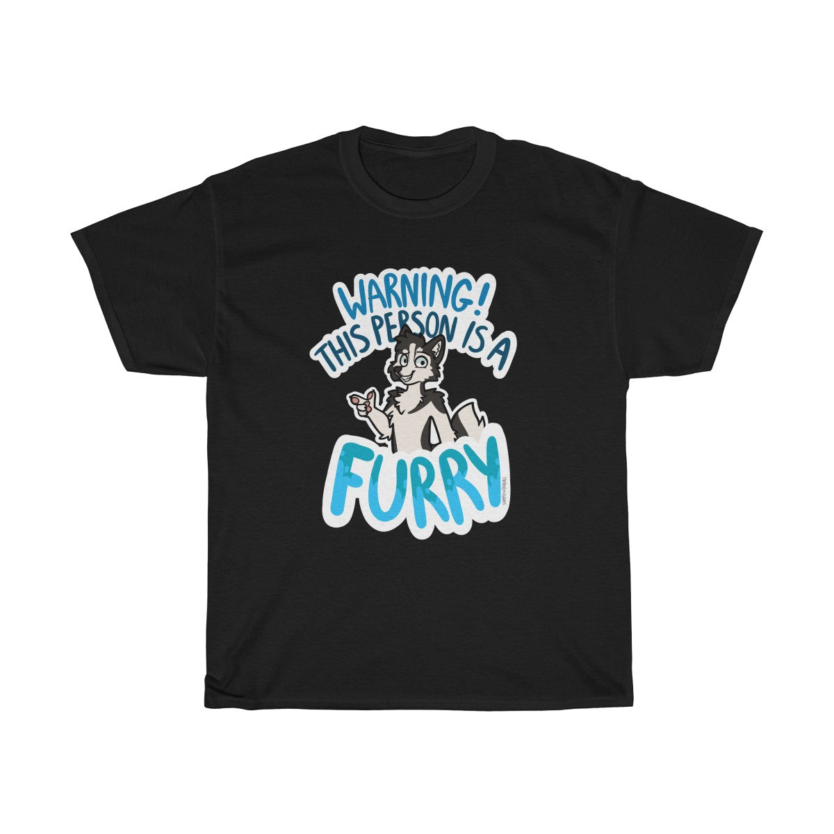 Siberian Husky - T-Shirt T-Shirt Sammy The Tanuki Black S 