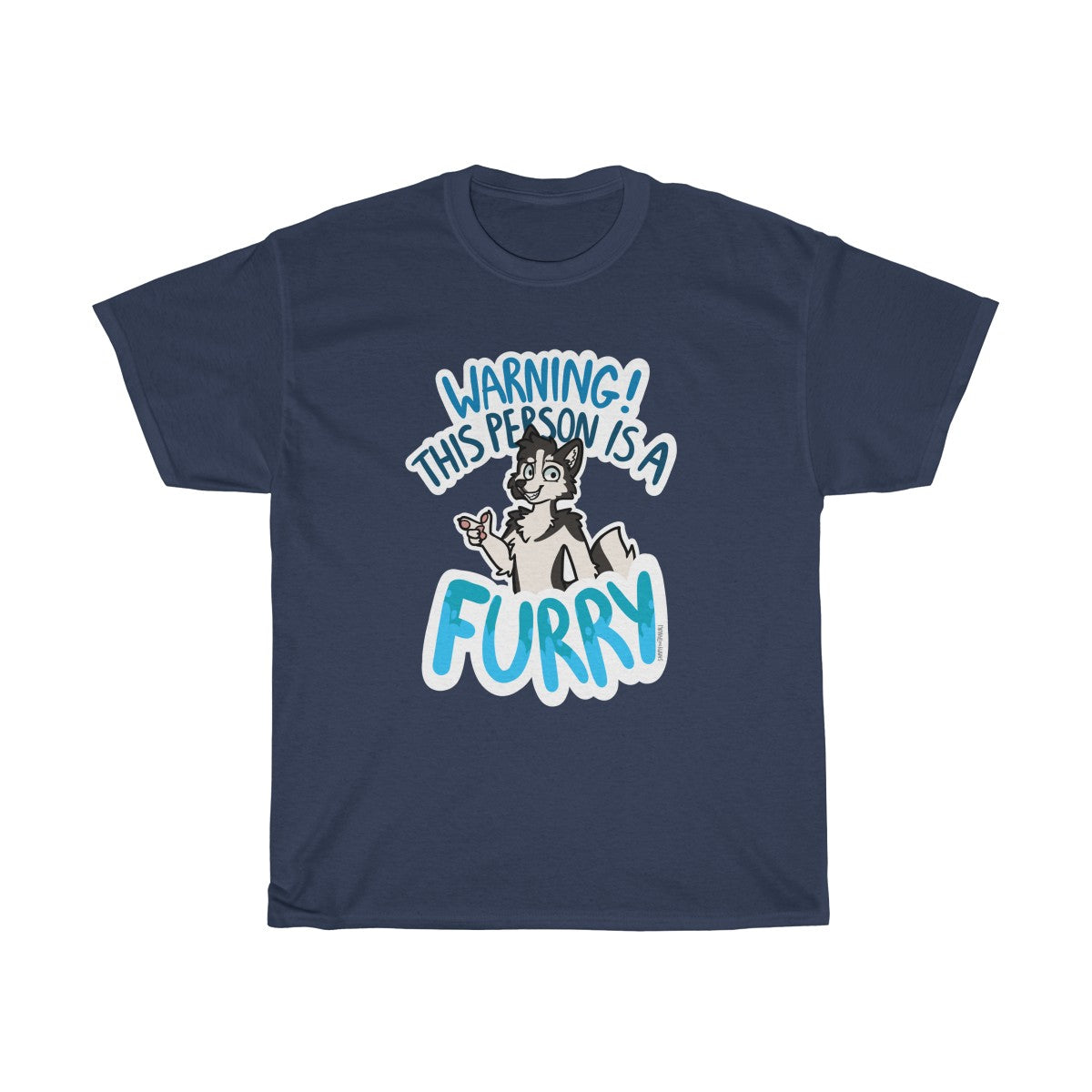 Siberian Husky - T-Shirt T-Shirt Sammy The Tanuki Navy Blue S 