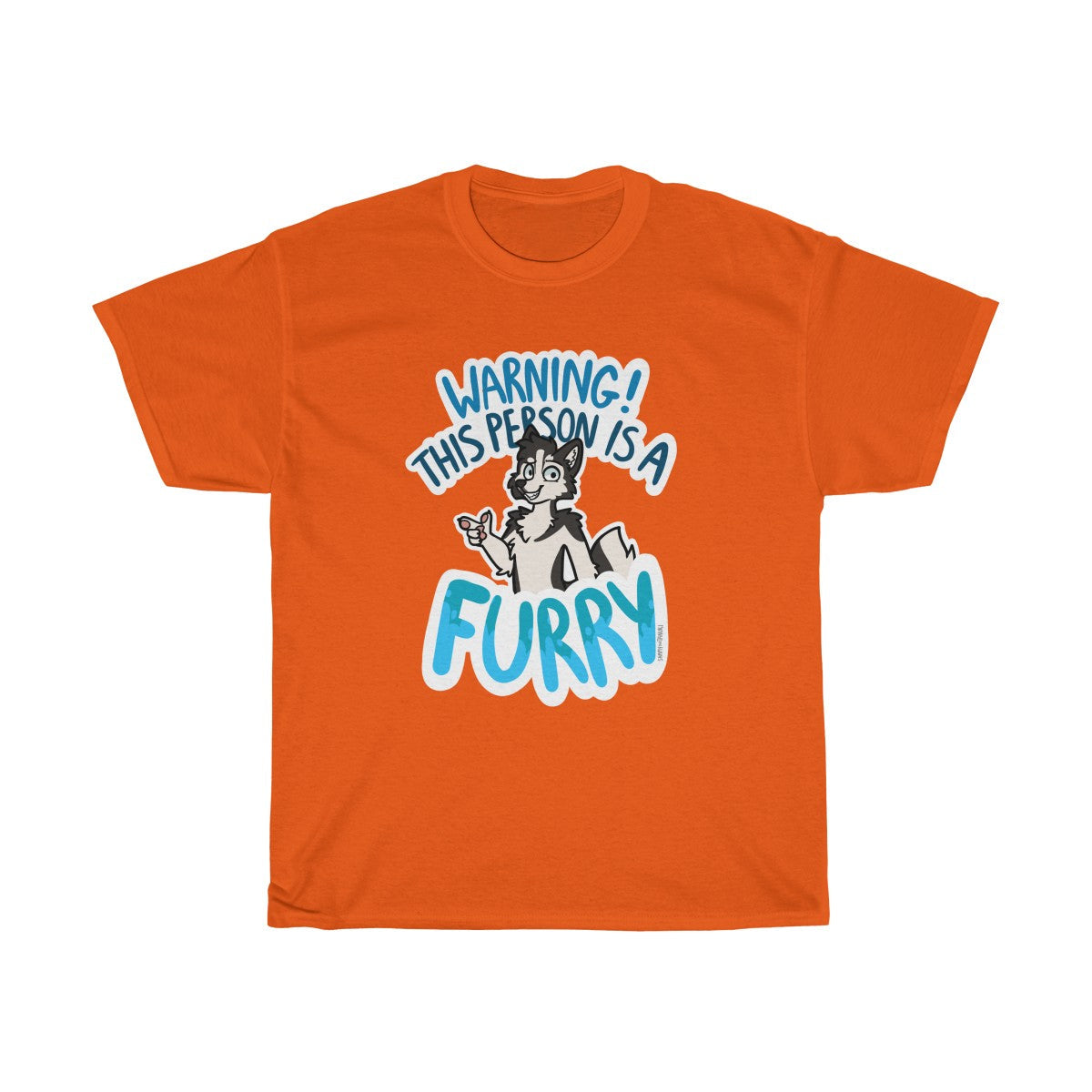 Siberian Husky - T-Shirt T-Shirt Sammy The Tanuki Orange S 
