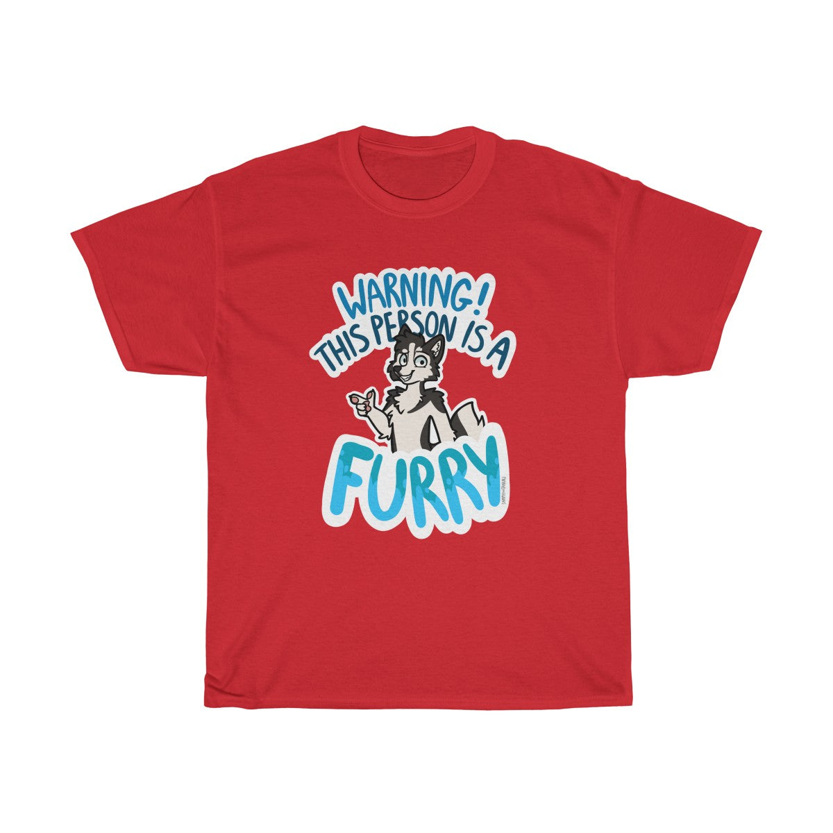 Siberian Husky - T-Shirt T-Shirt Sammy The Tanuki Red S 