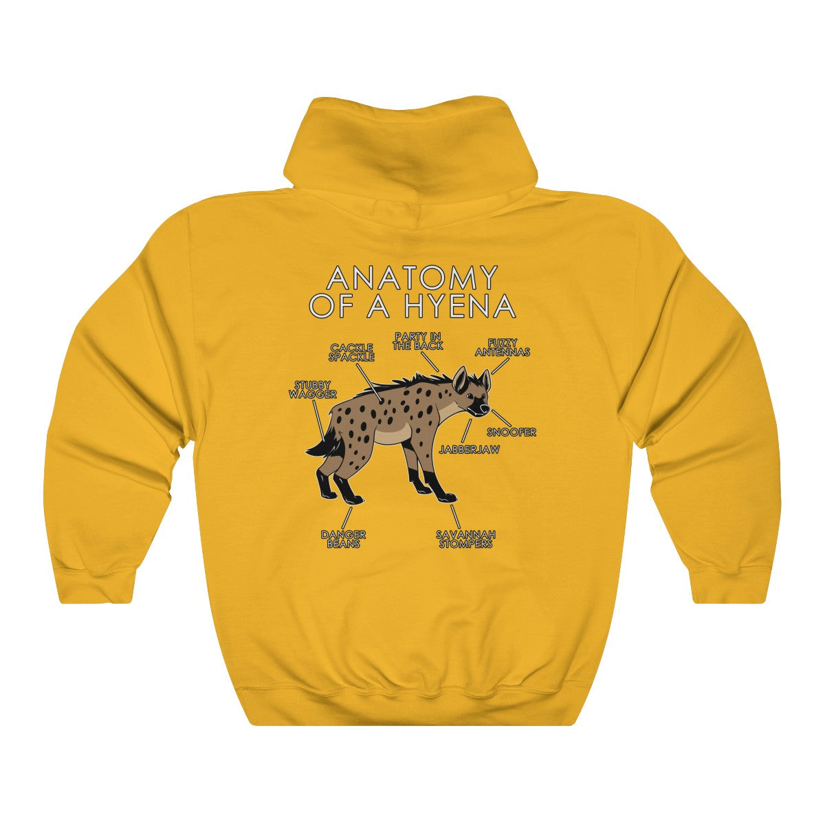 Hyena Natural - Hoodie Hoodie Artworktee Gold S 
