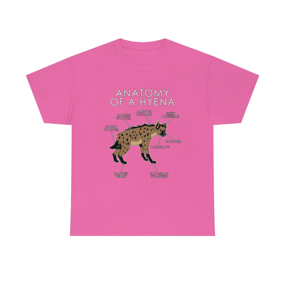 Hyena Natural - T-Shirt T-Shirt Artworktee Pink S 