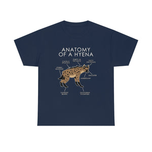 Hyena Natural - T-Shirt T-Shirt Artworktee Navy Blue S 