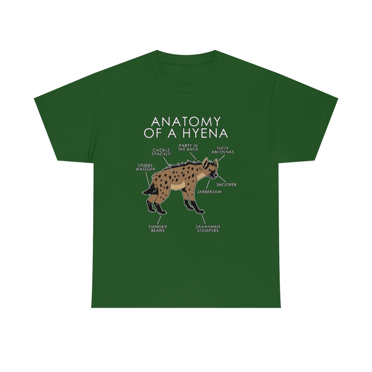 Hyena Natural - T-Shirt T-Shirt Artworktee Green S 