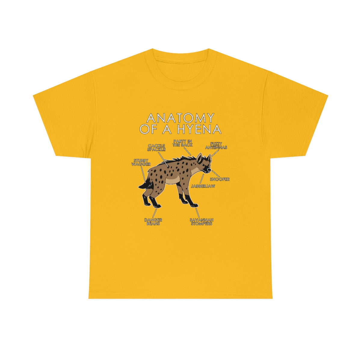 Hyena Natural - T-Shirt T-Shirt Artworktee Gold S 