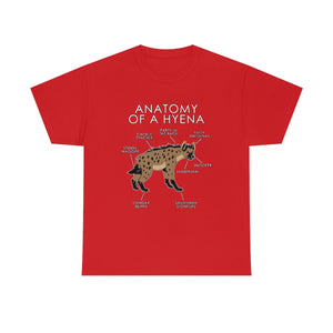 Hyena Natural - T-Shirt T-Shirt Artworktee Red S 