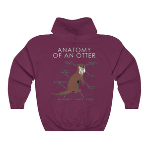 Otter Natural - Hoodie Hoodie Artworktee Maroon S 