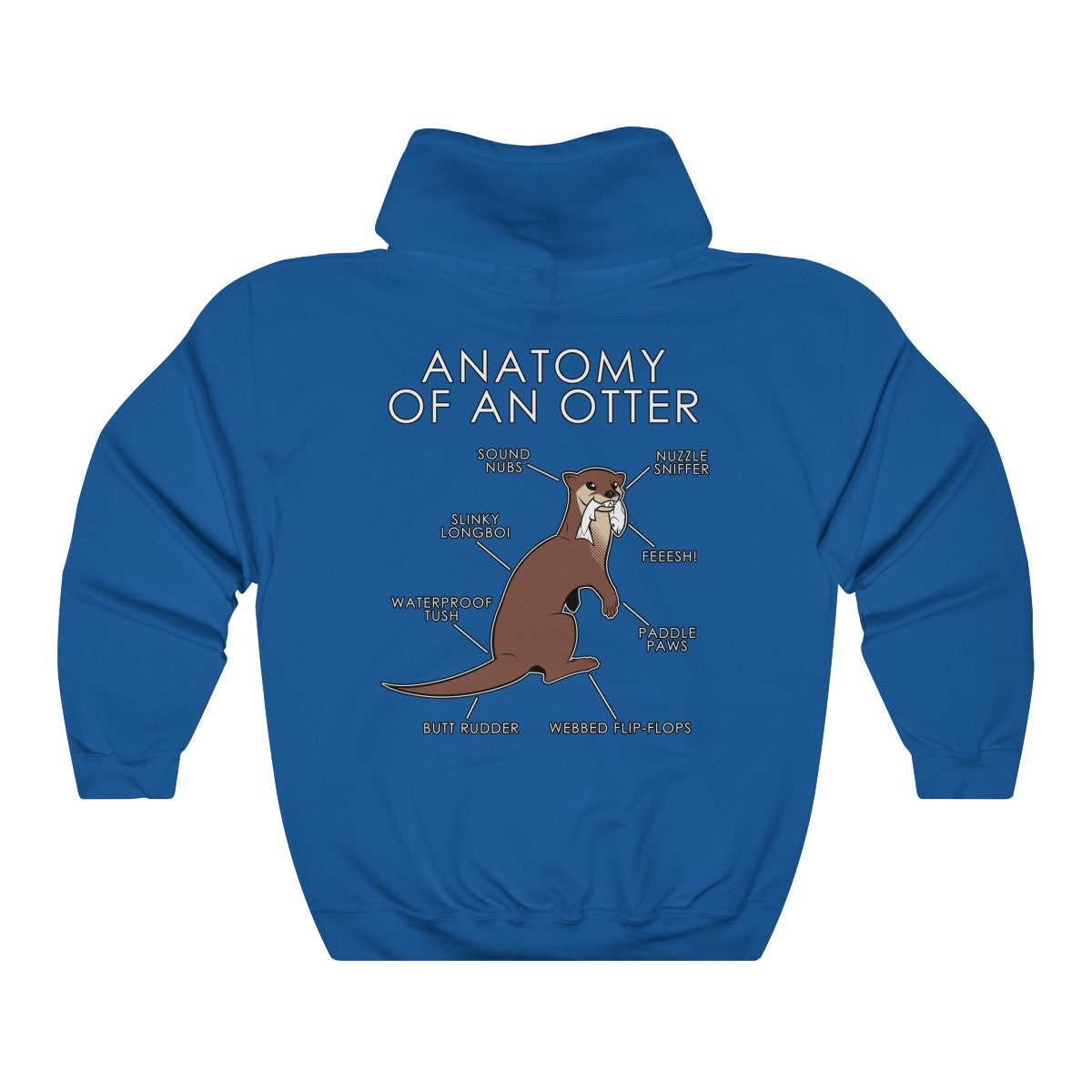 Otter Natural - Hoodie Hoodie Artworktee Royal Blue S 