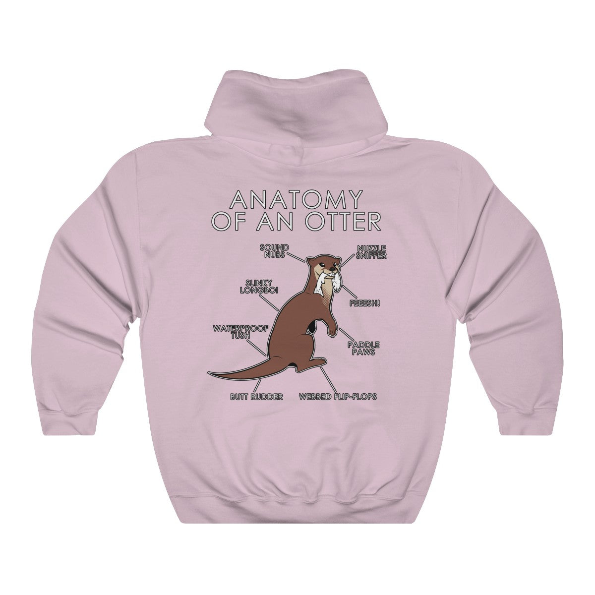 Otter Natural - Hoodie Hoodie Artworktee Light Pink S 