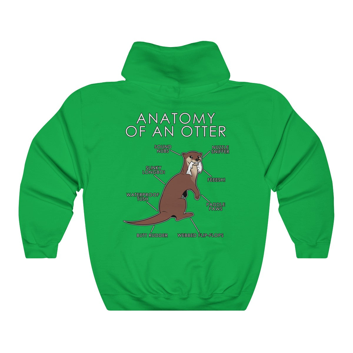 Otter Natural - Hoodie Hoodie Artworktee Green S 