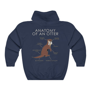 Otter Natural - Hoodie Hoodie Artworktee Navy Blue S 